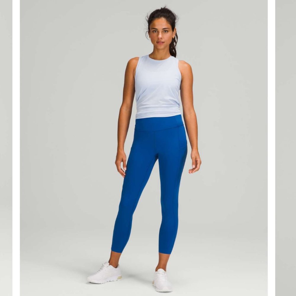 NWOT Lululemon Fast and Free high rise tight in Nulux 25"